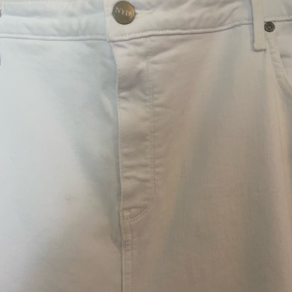 COPY - Women’s Plus Sz White Jeans by NYDJ - Sz 26S-Ankle Length-Cotton/Lycra-N… - Picture 2 of 8